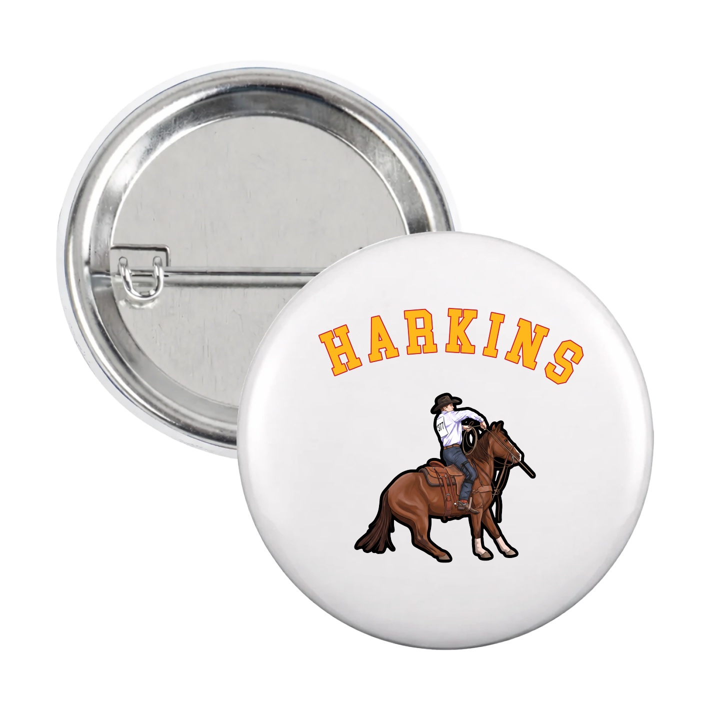 Game Day Button — Shirsey Arch in White
