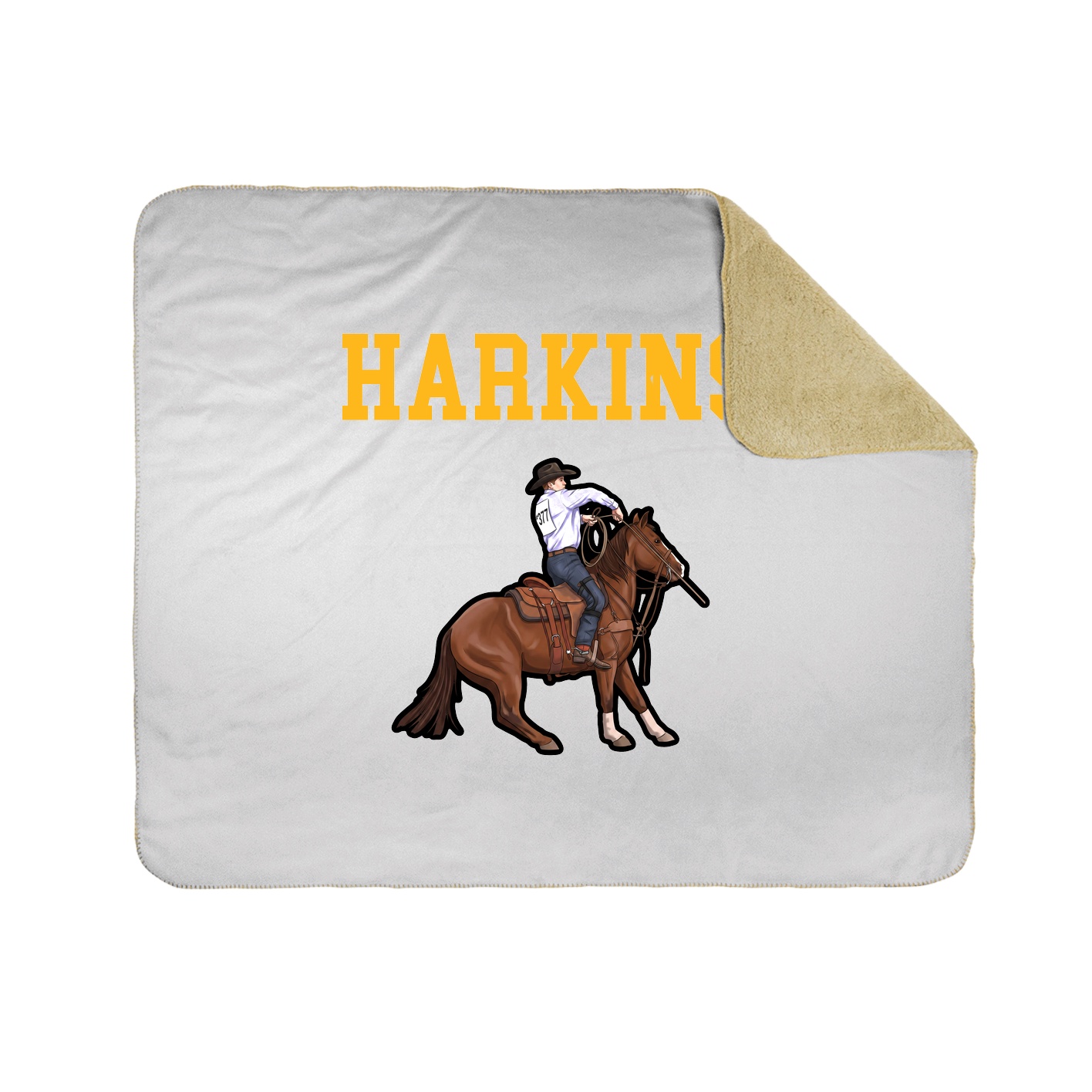 Throw Blanket — Shirsey in White