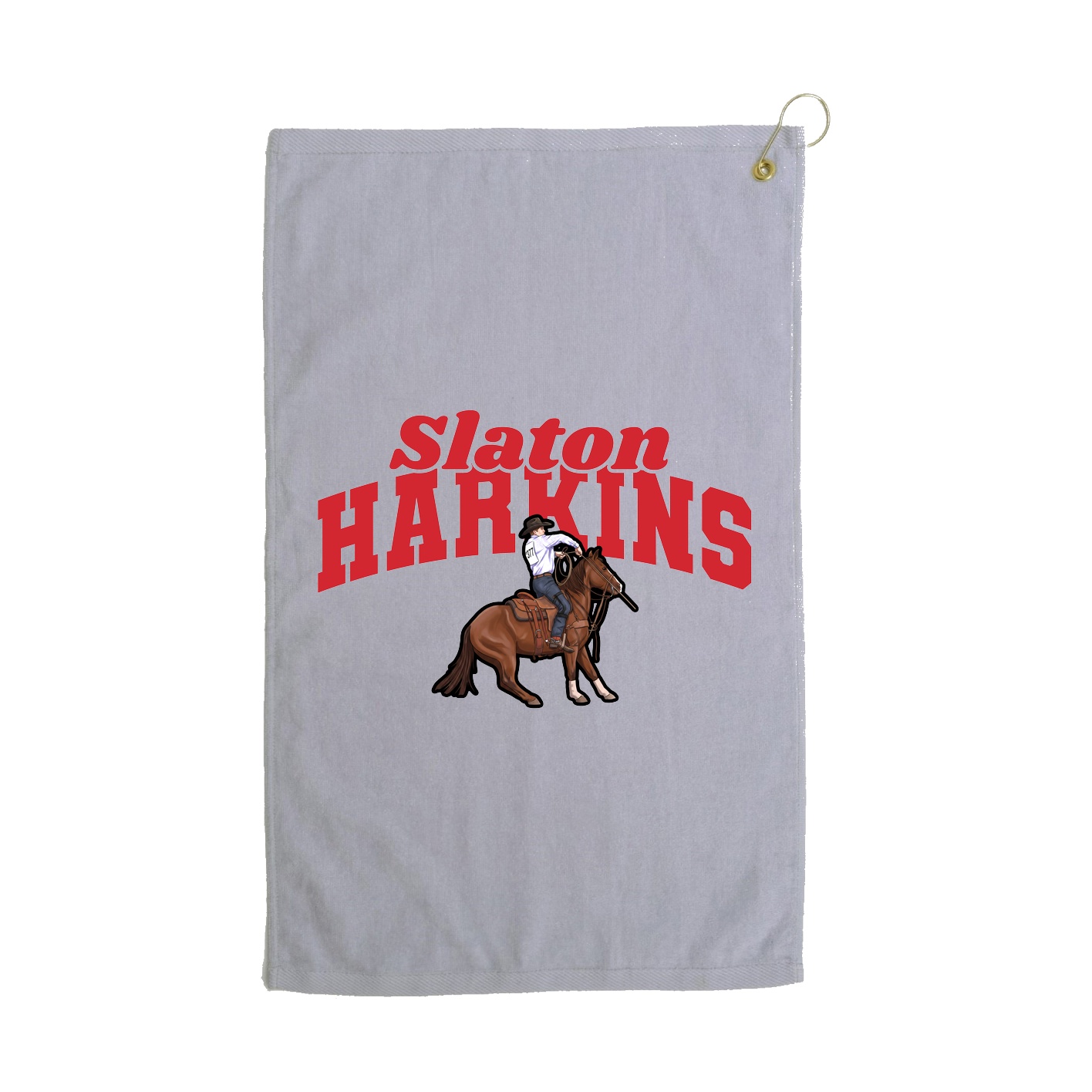 Golf Towel — Signature Arch in Grey