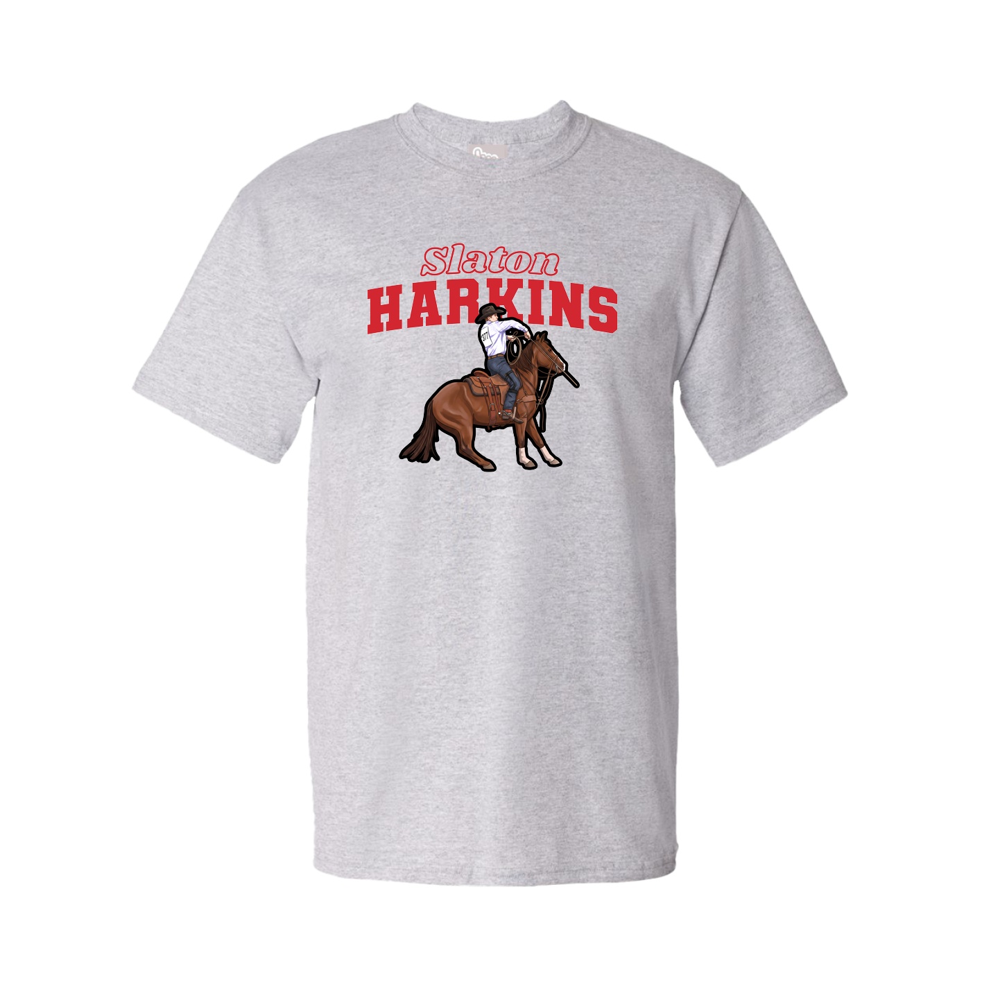 Tee — Name Arch in Grey