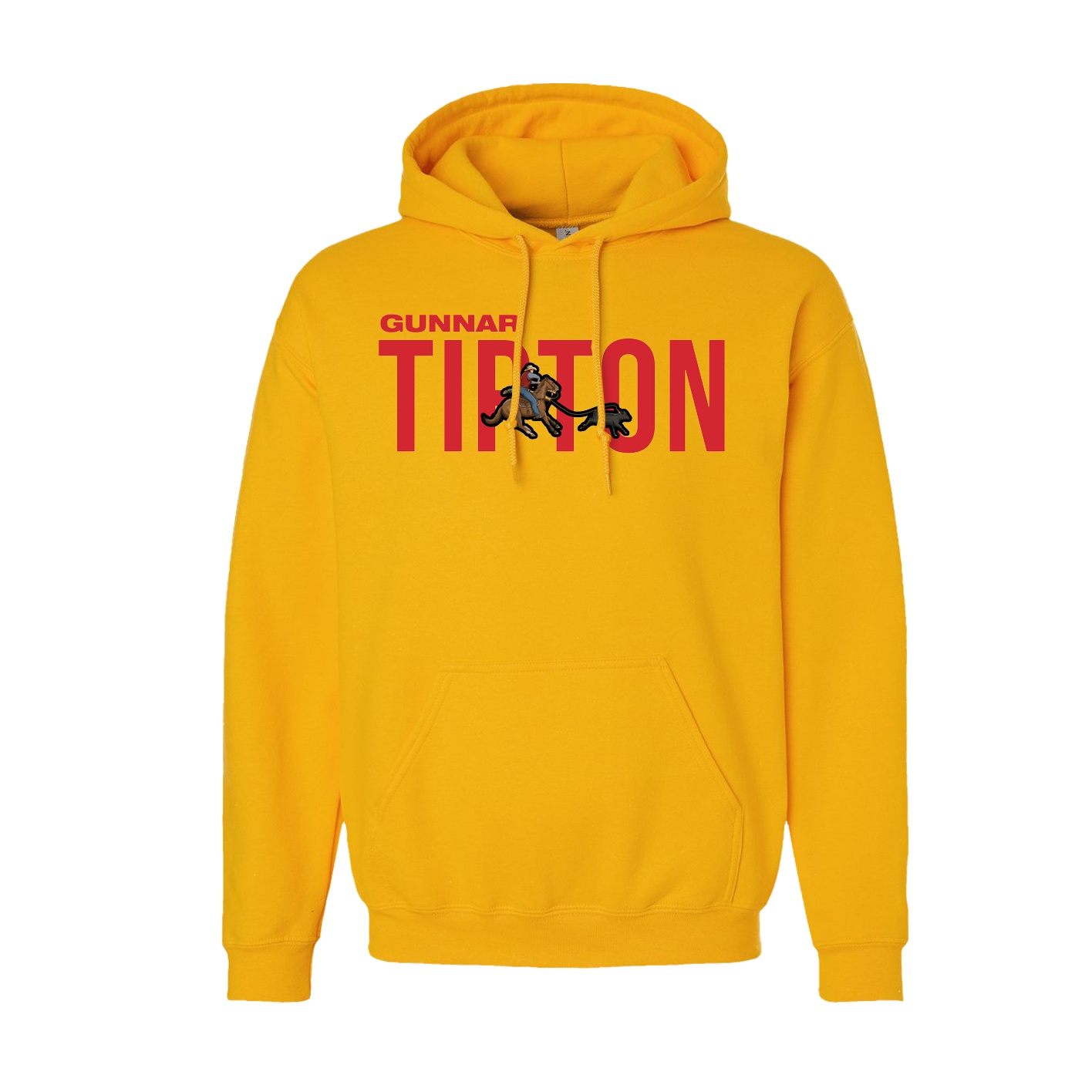 Hoodie — Player Name in Gold