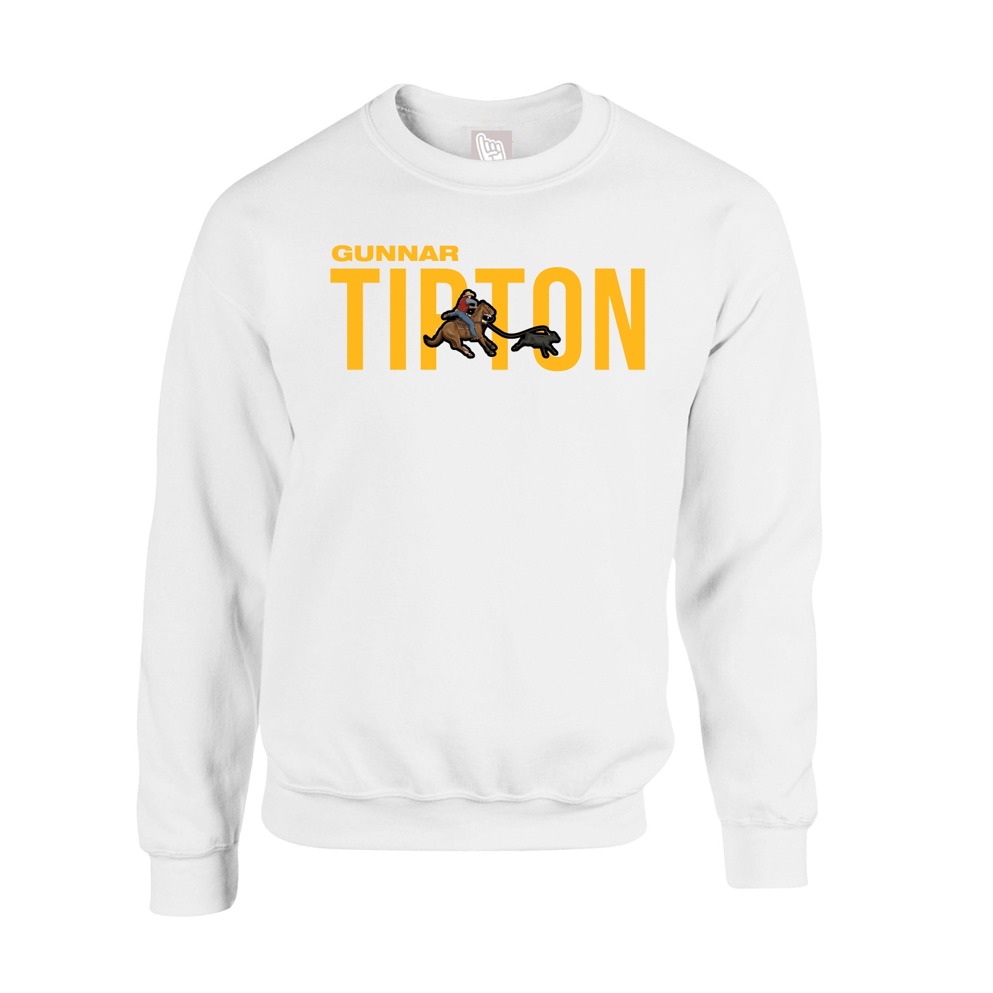 Fleece Crew — Player Name in White