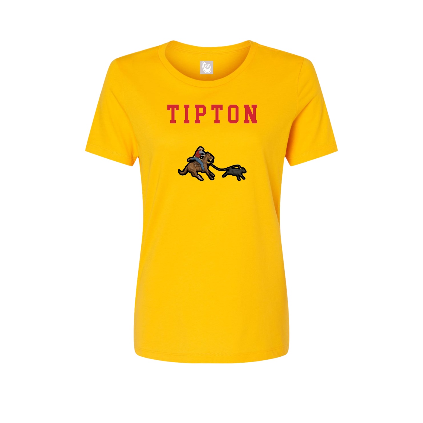Fitted Women's Tee — Shirsey in Gold