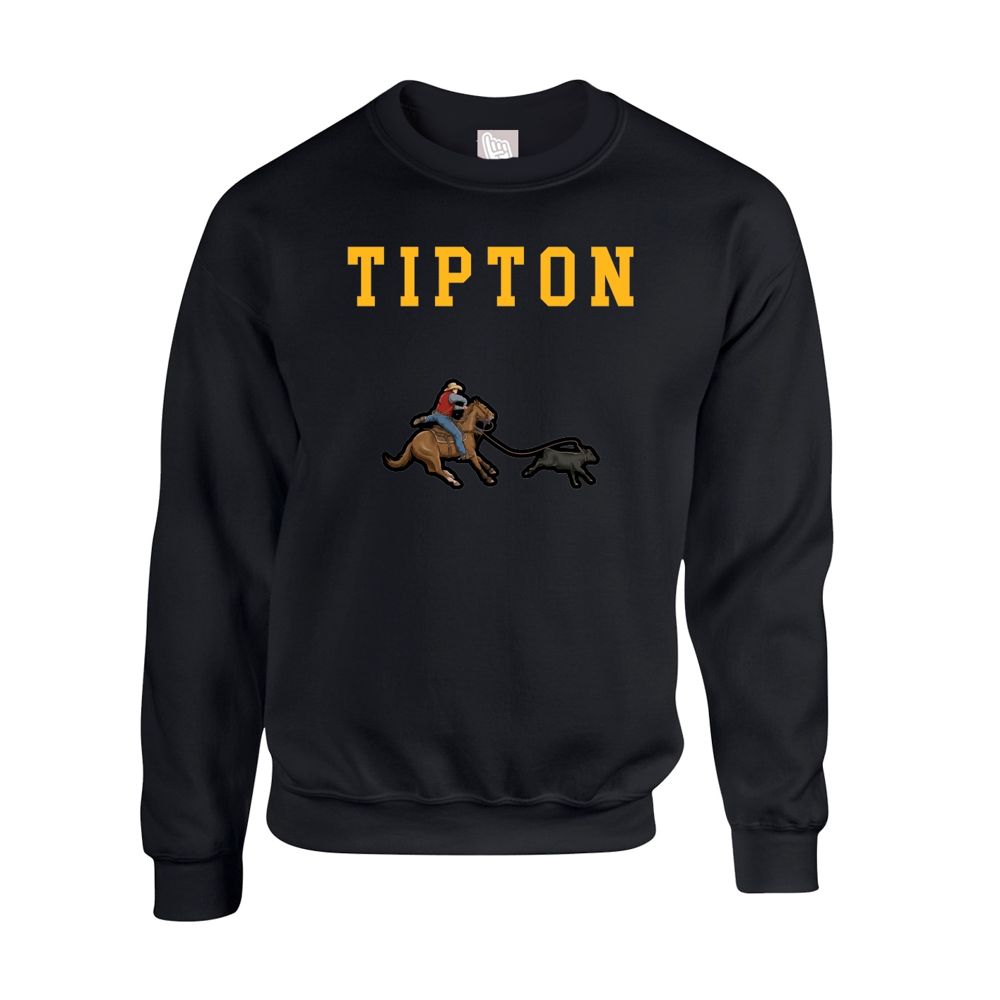 Fleece Crew — Shirsey in Black