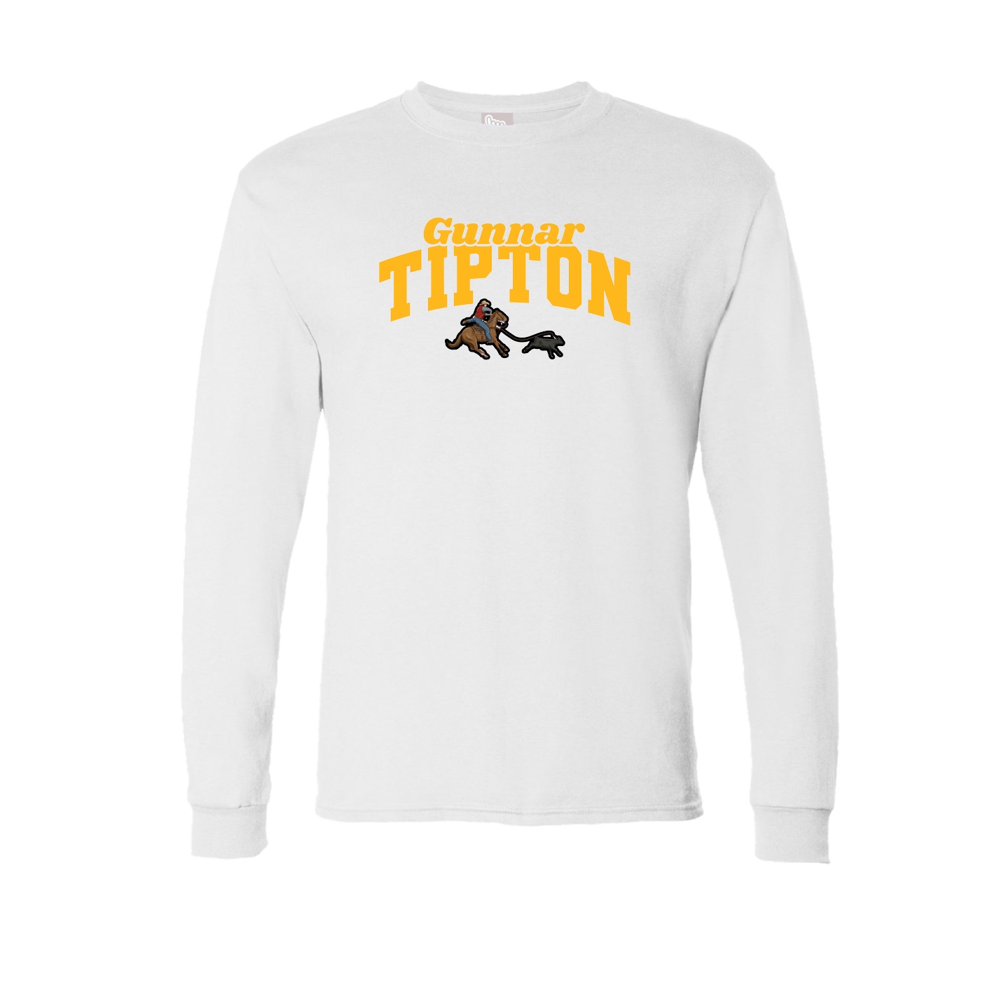 Long Sleeve Tee — Signature Arch in White