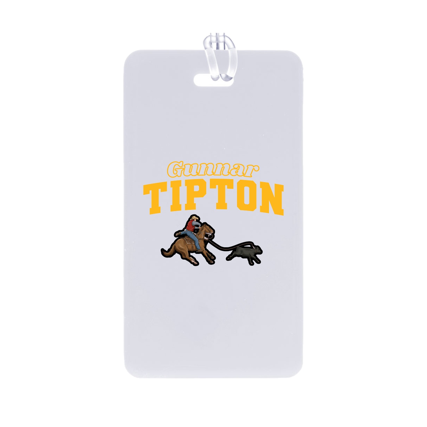 Bag Tag — Name Arch in Classic