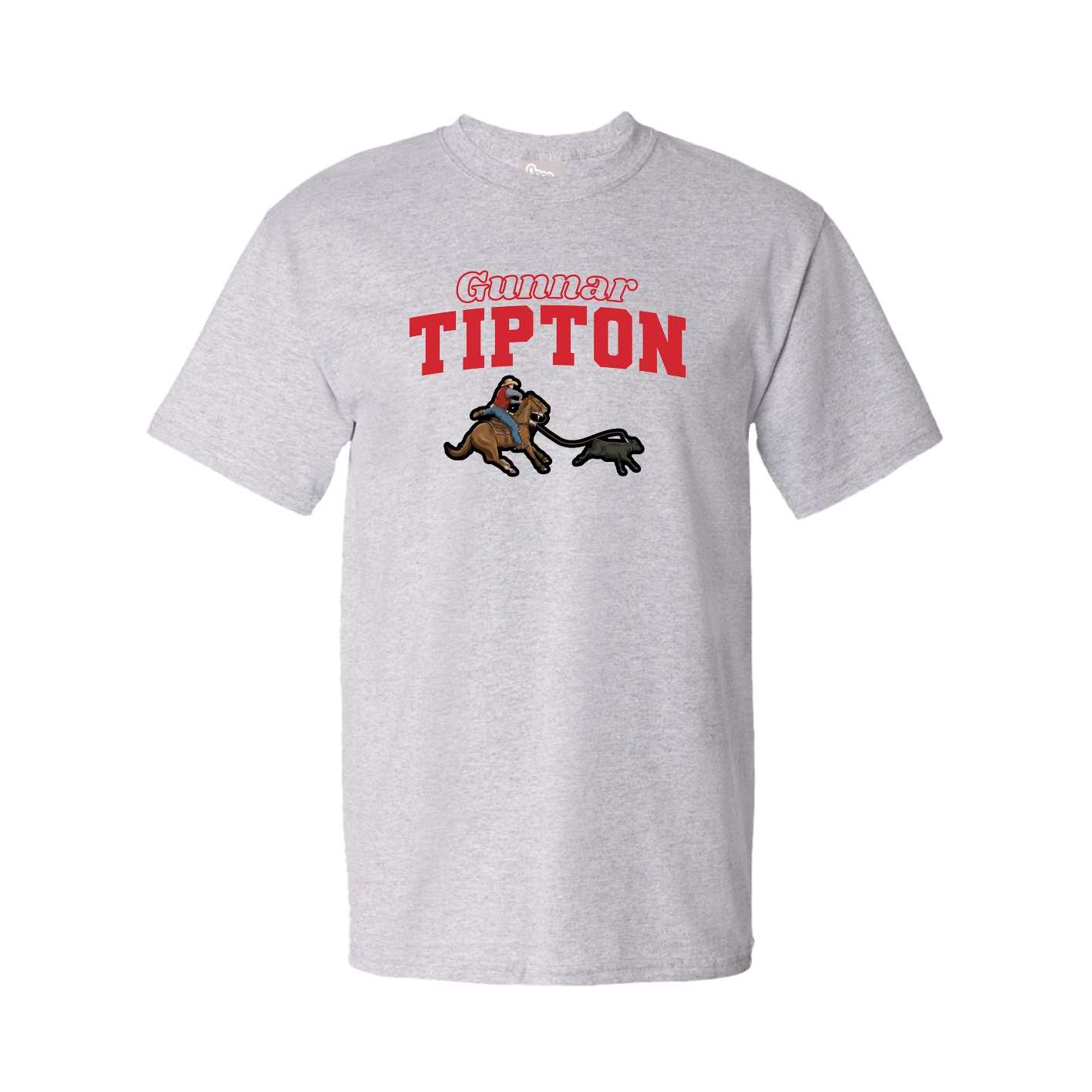 Tee — Name Arch in Grey