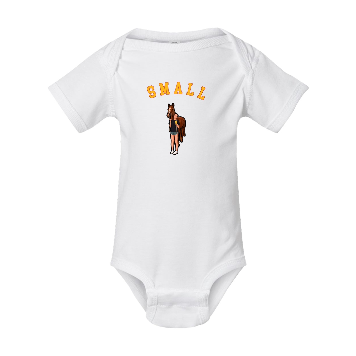Baby Onesie — Shirsey Arch in White