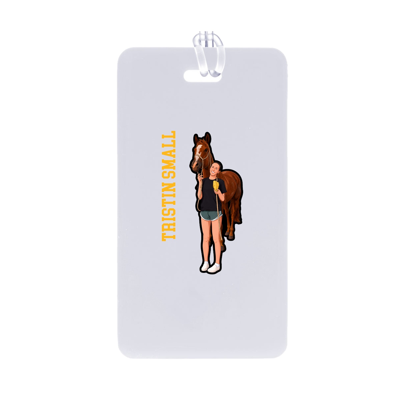 Bag Tag — Name Vertical in Classic