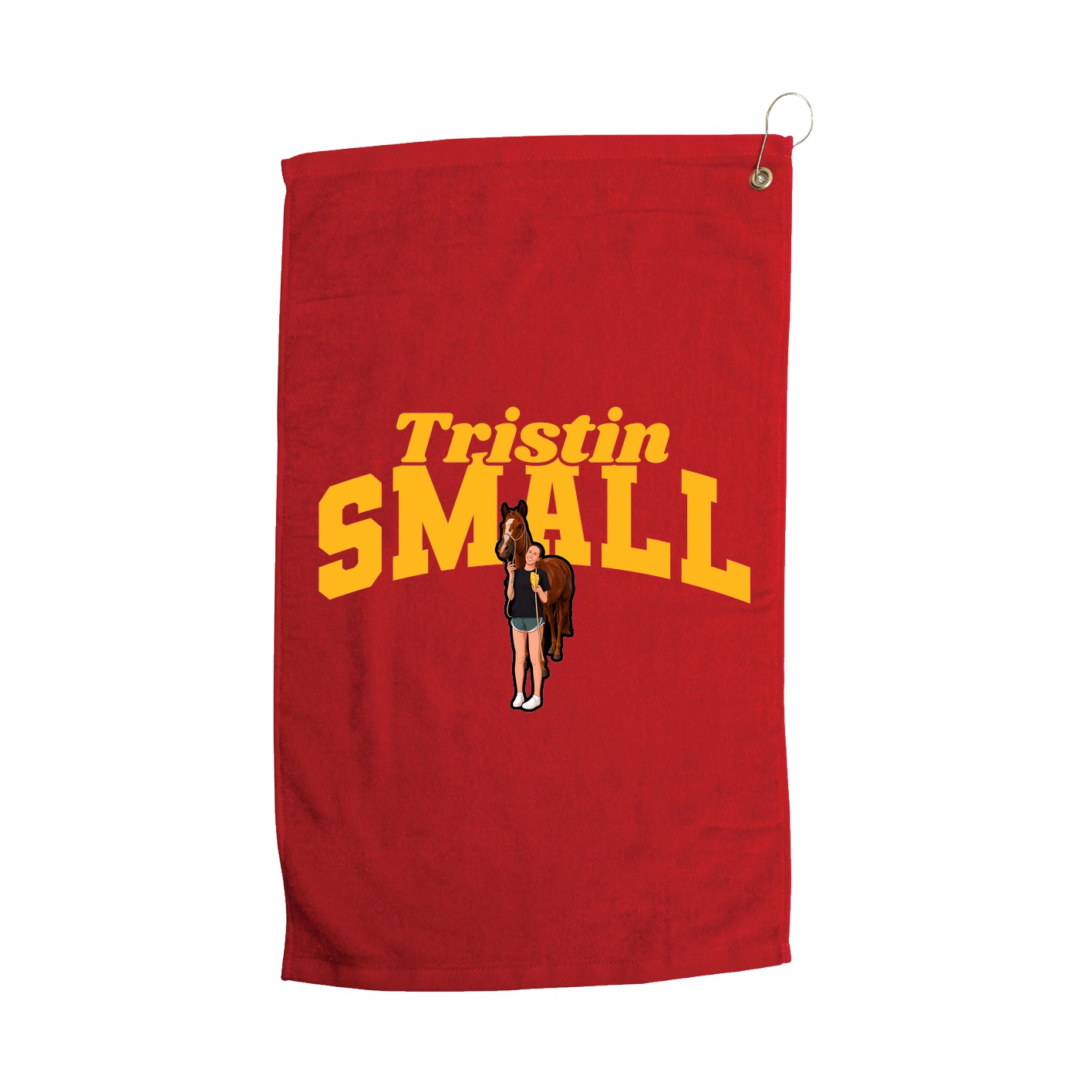 Golf Towel — Signature Arch in Red