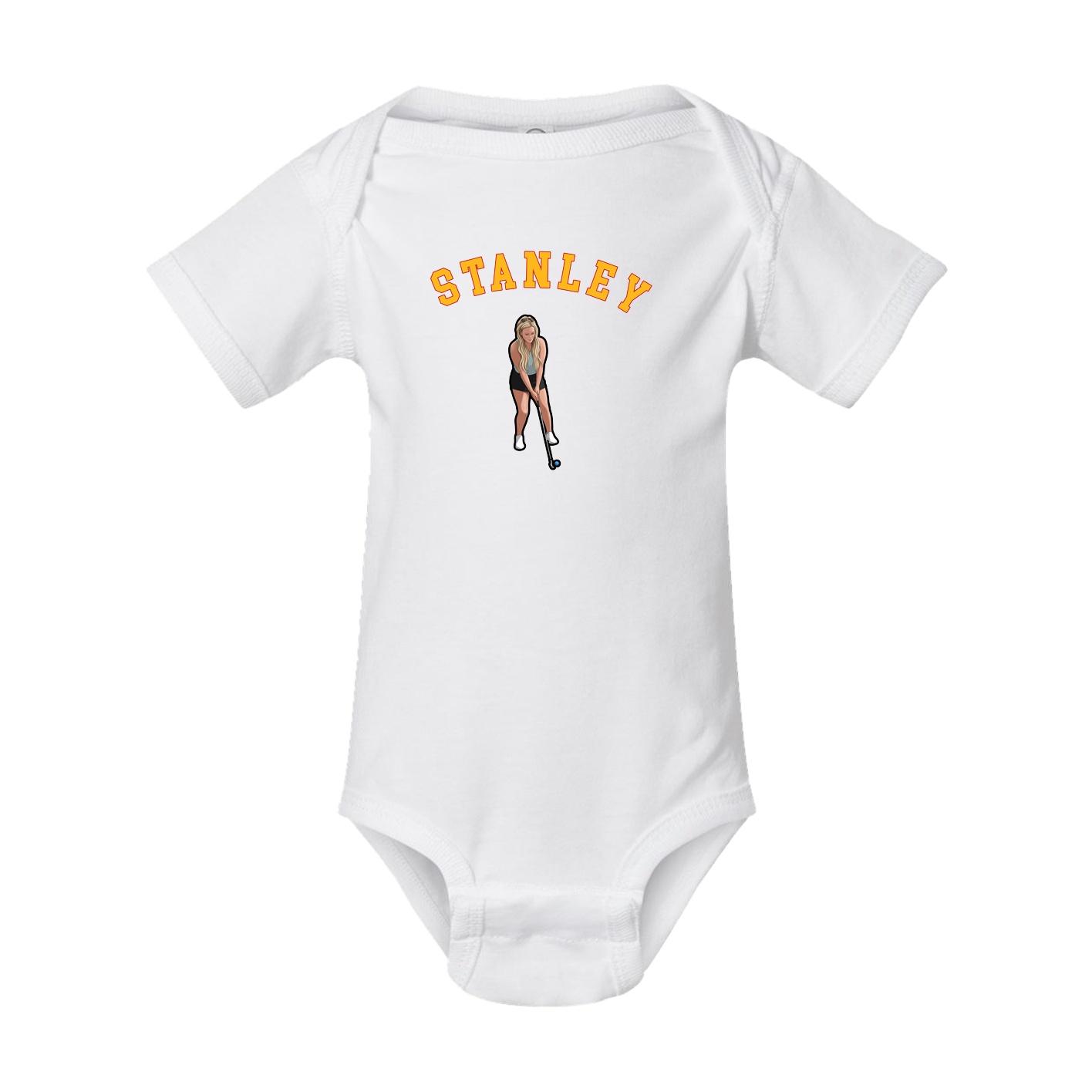 Baby Onesie — Shirsey Arch in White