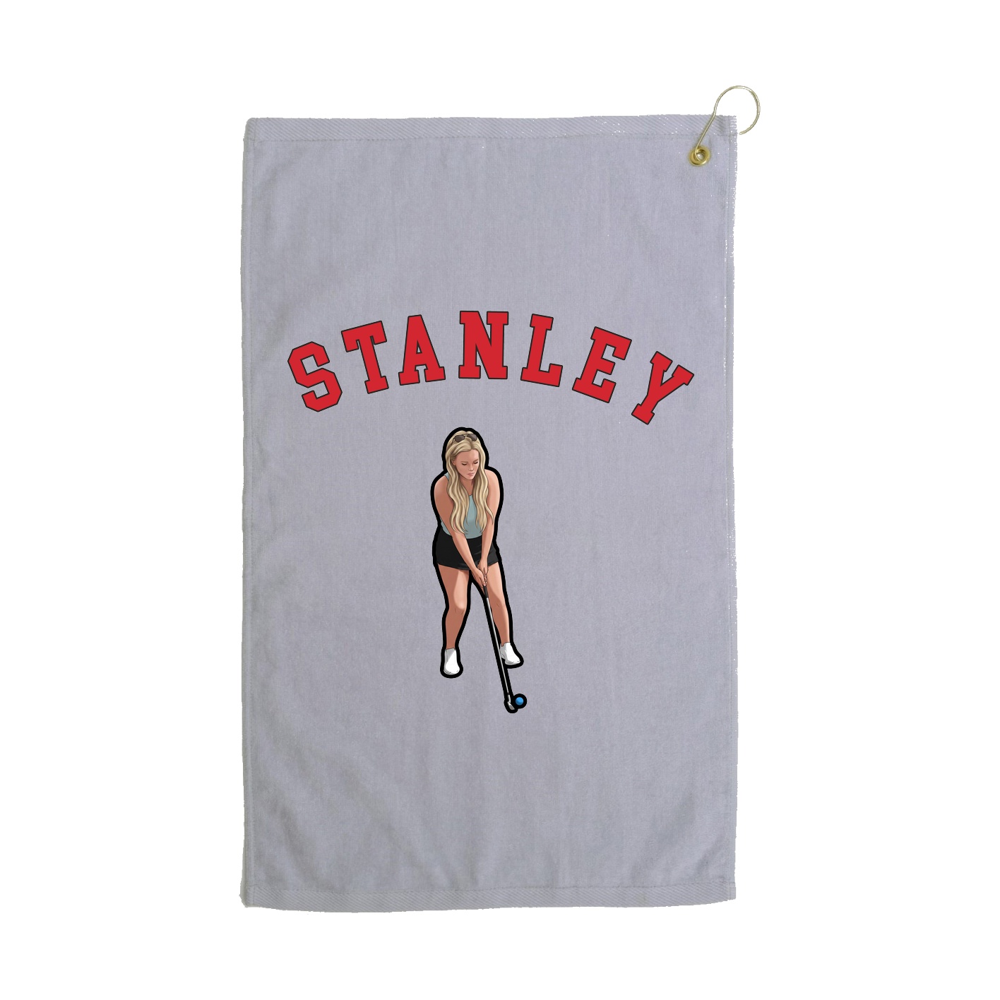 Golf Towel — Shirsey Arch in Grey