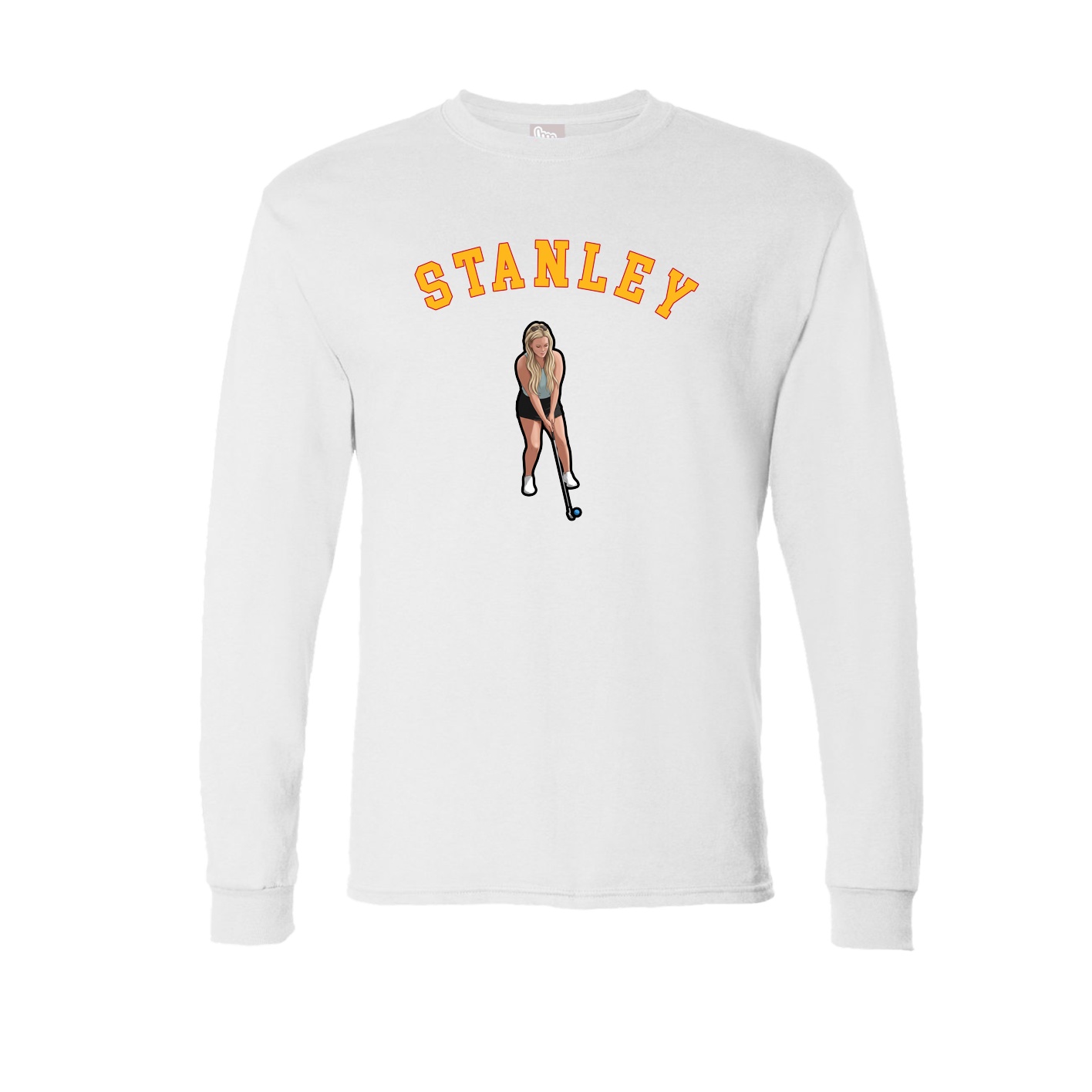 Long Sleeve Tee — Shirsey Arch in White