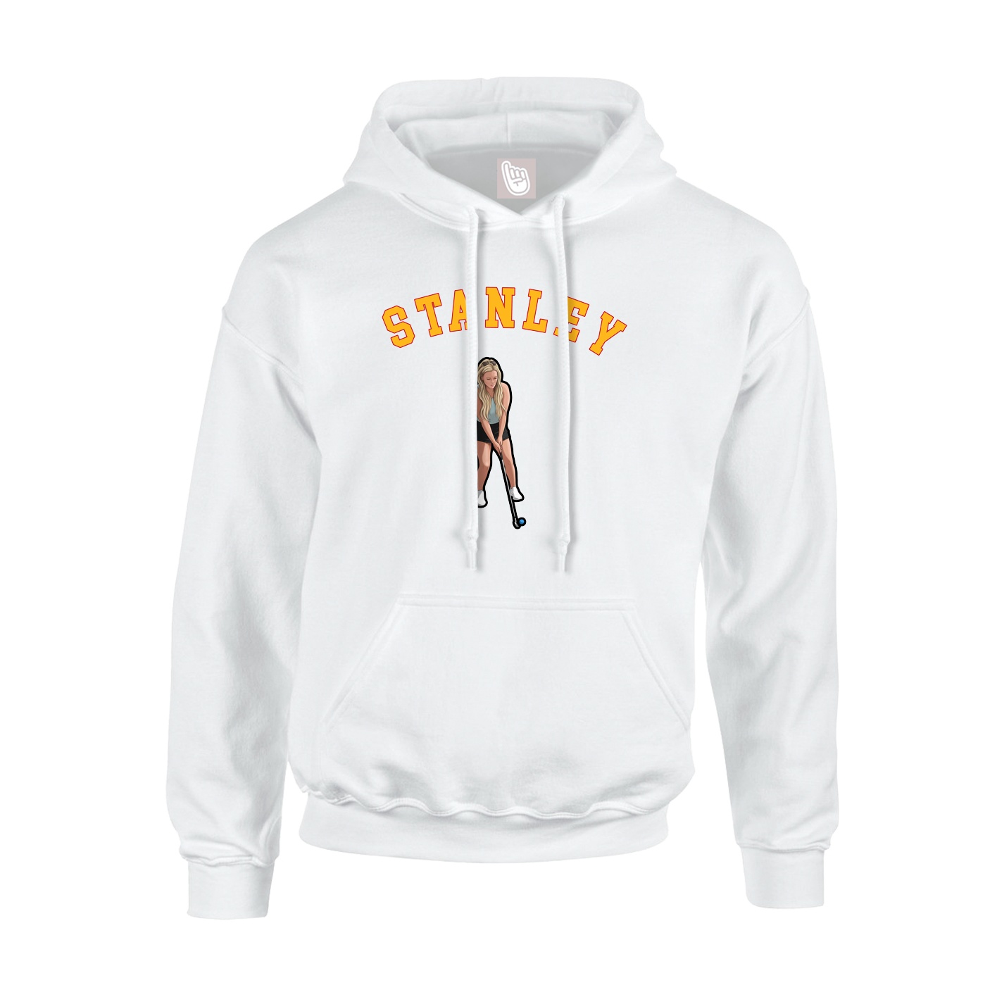 Youth Hoodie — Shirsey Arch in White