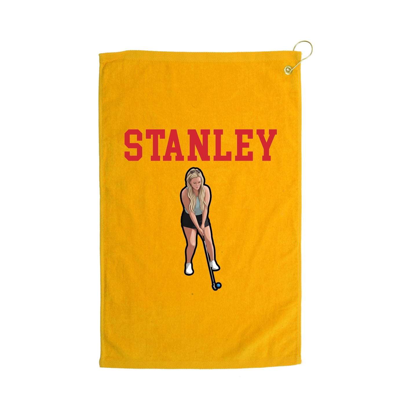 Golf Towel — Shirsey in Gold