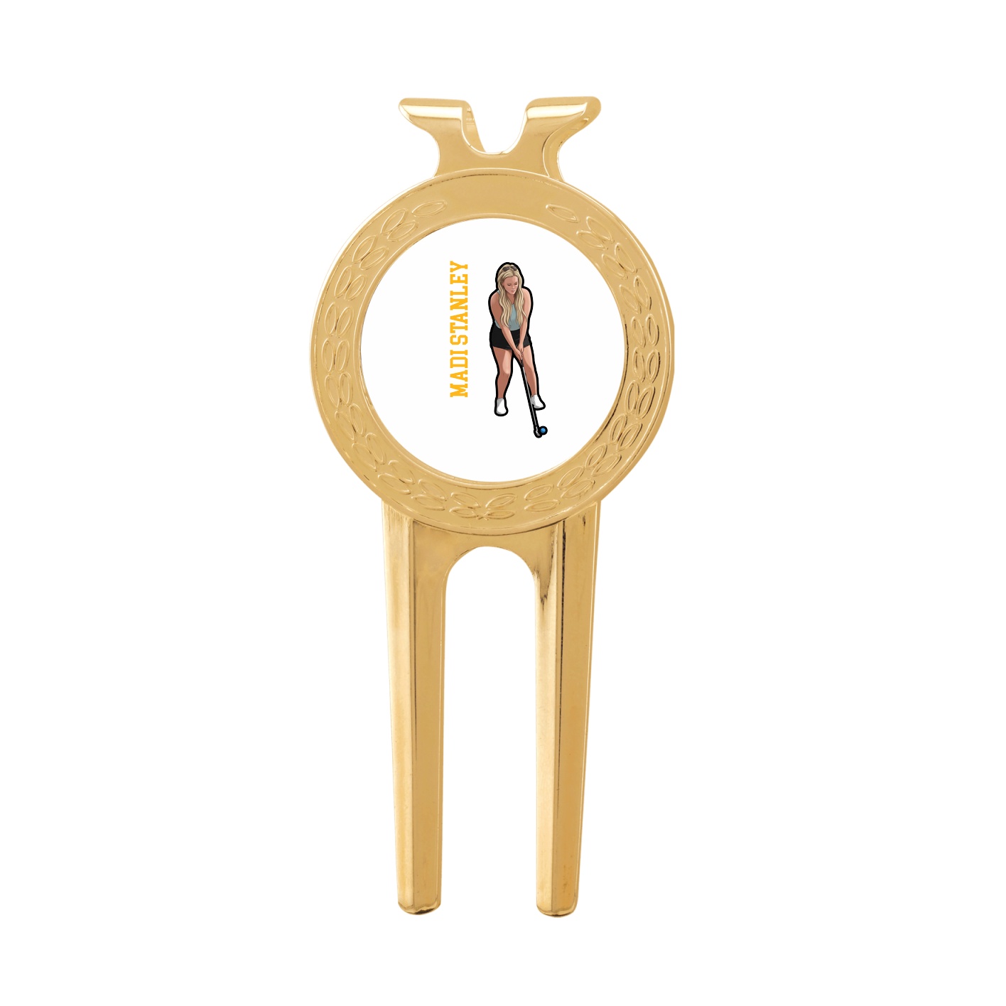 Divot Tool with Ball Marker — Name Vertical in Classic