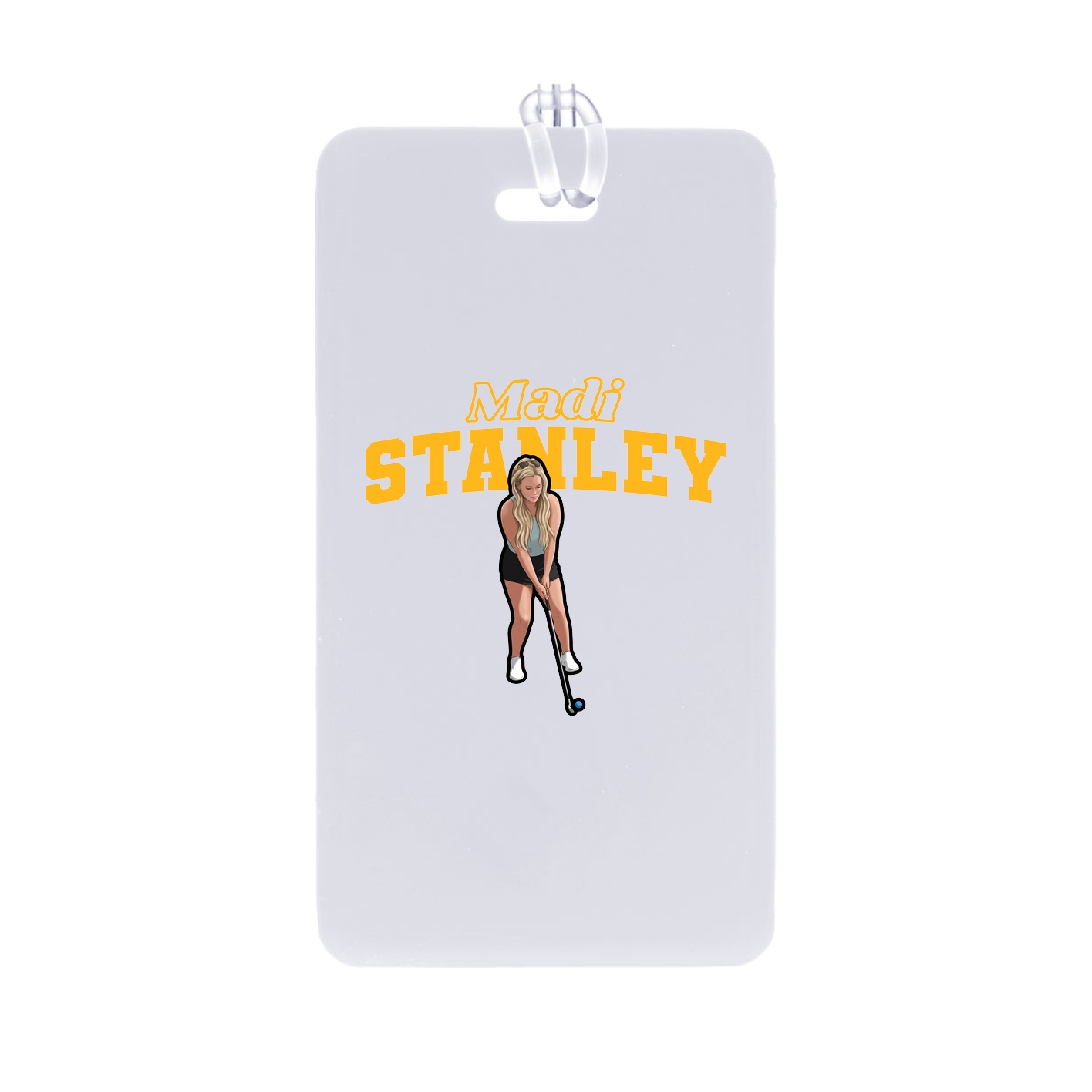 Bag Tag — Name Arch in Classic