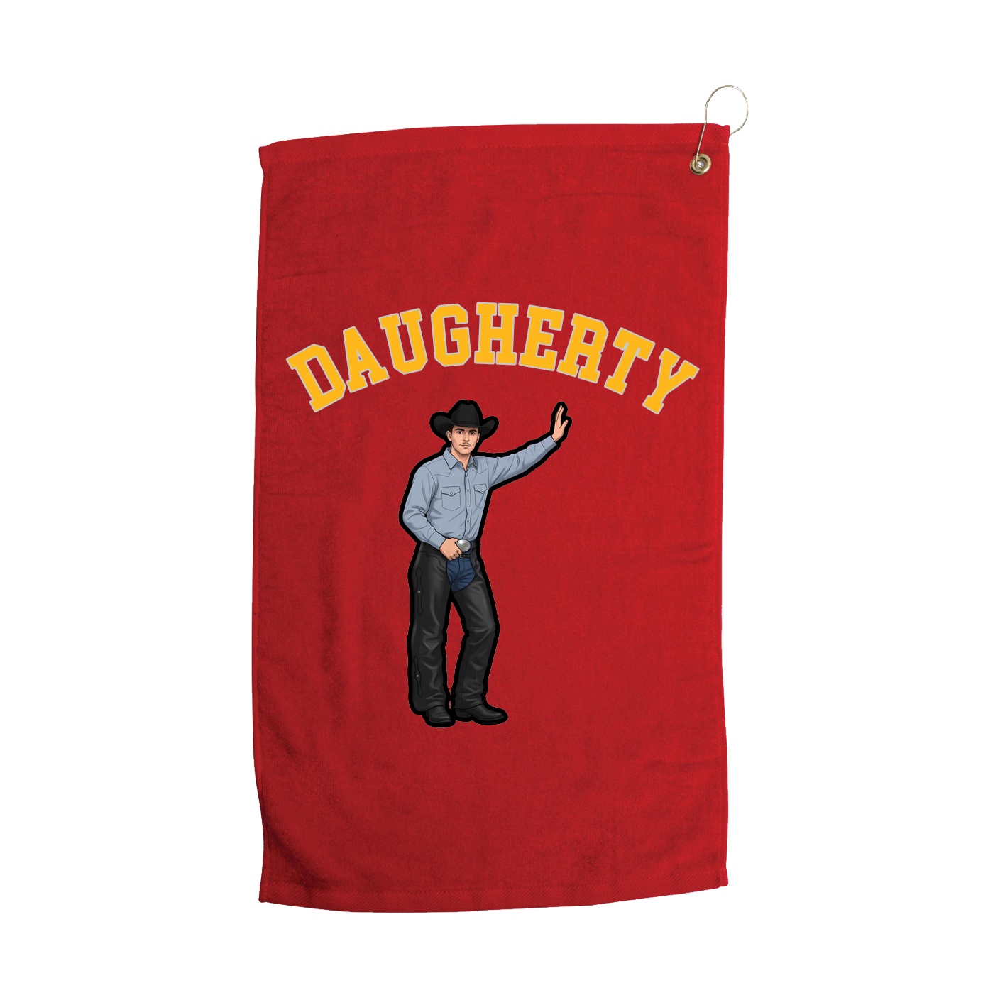 Golf Towel — Shirsey Arch in Red