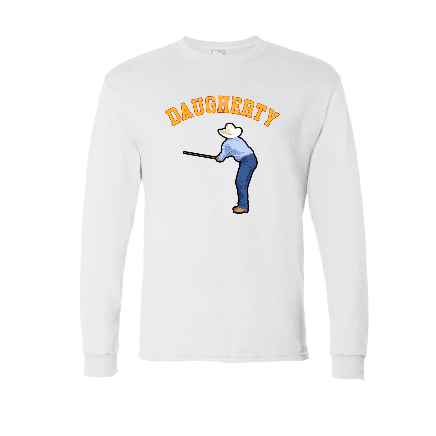 Long Sleeve Tee — Shirsey Arch in White