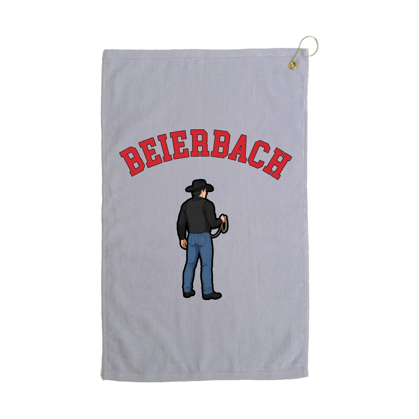 Golf Towel — Shirsey Arch in Grey
