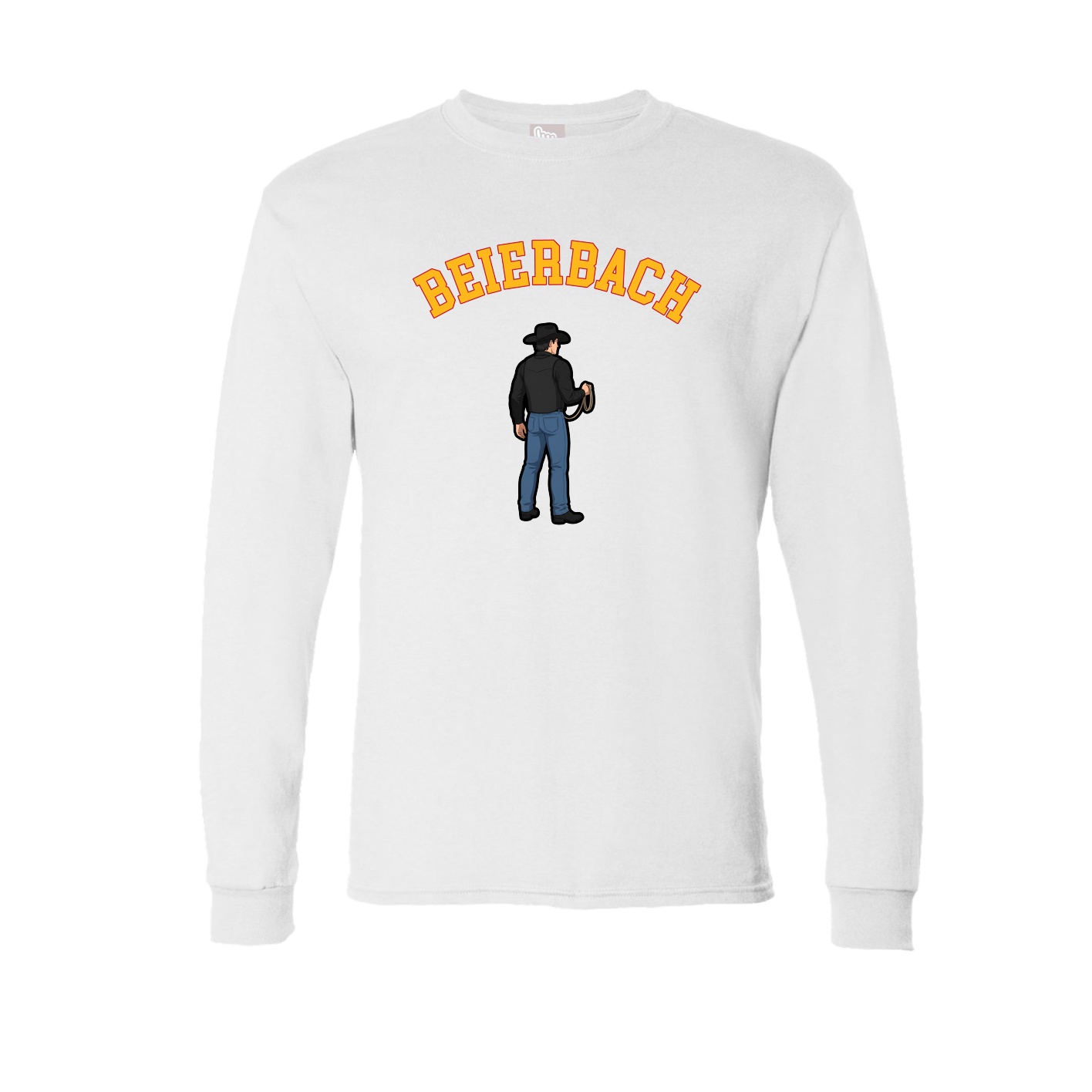 Long Sleeve Tee — Shirsey Arch in White