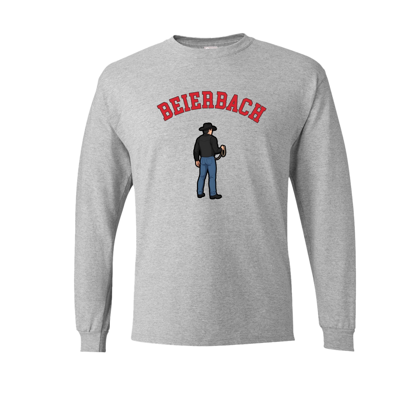 Long Sleeve Tee — Shirsey Arch in Grey