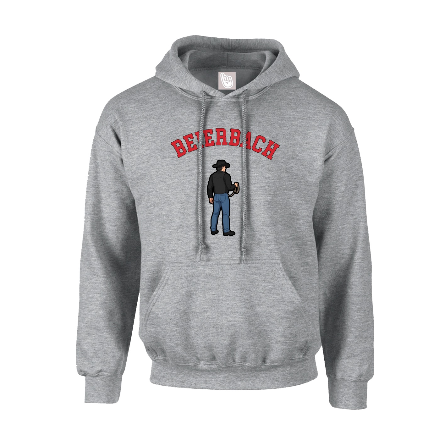 Youth Hoodie — Shirsey Arch in Grey