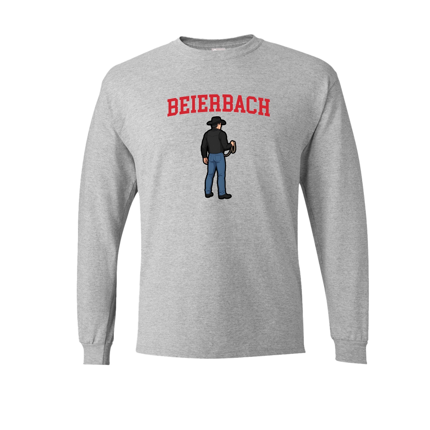 Long Sleeve Tee — Shirsey in Grey