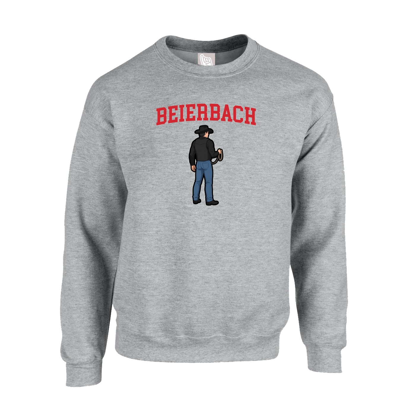 Fleece Crew — Shirsey in Grey