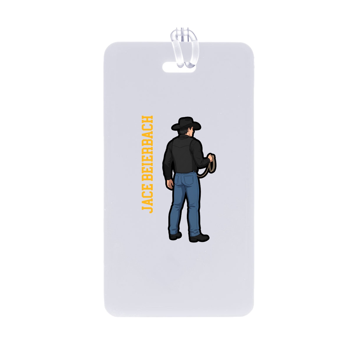 Bag Tag — Name Vertical in Classic