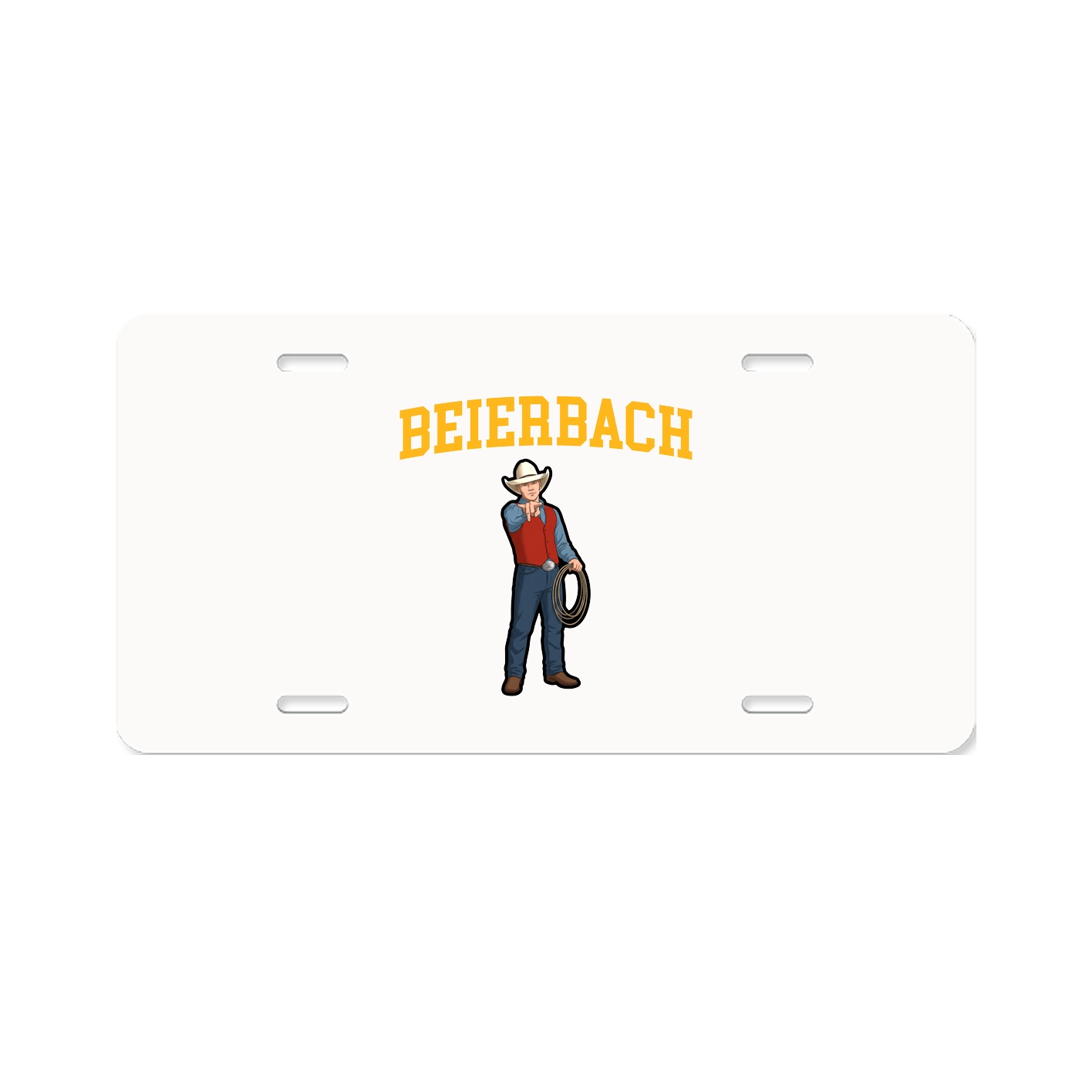License Plate — Shirsey in Classic
