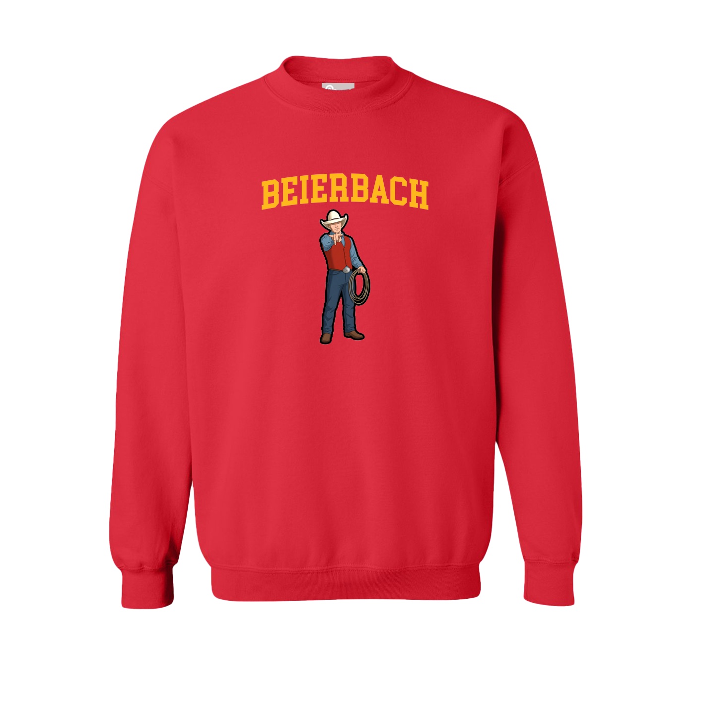 Fleece Crew — Shirsey in Red