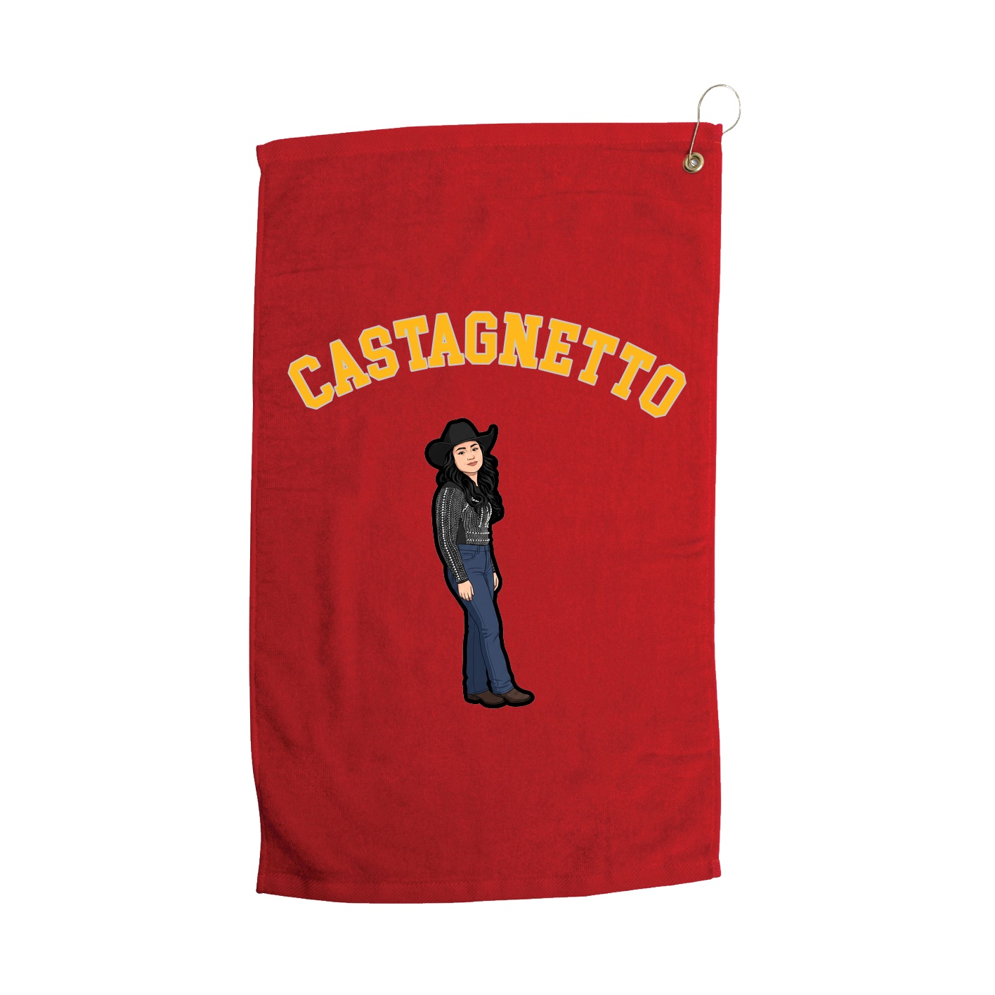 Golf Towel — Shirsey Arch in Red