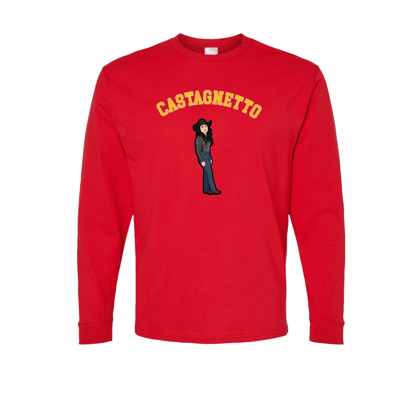 Long Sleeve Tee — Shirsey Arch in Red