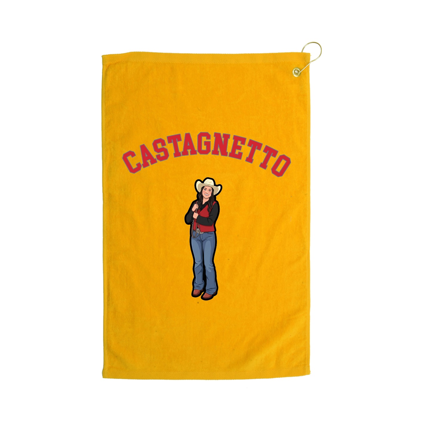 Golf Towel — Shirsey Arch in Gold