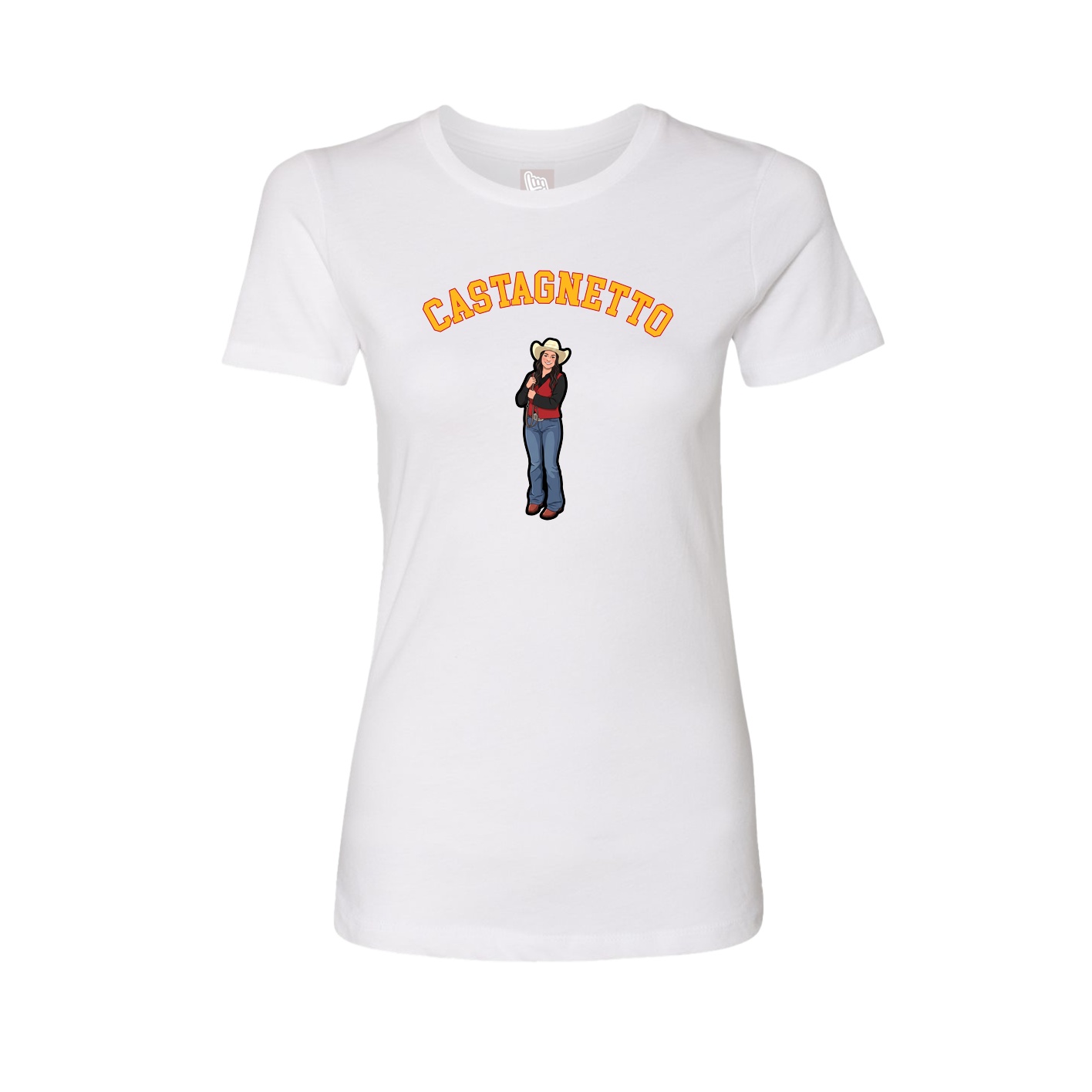 Womens Tee — Shirsey Arch in White