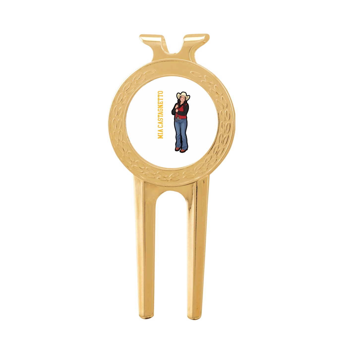 Divot Tool with Ball Marker — Name Vertical in Classic