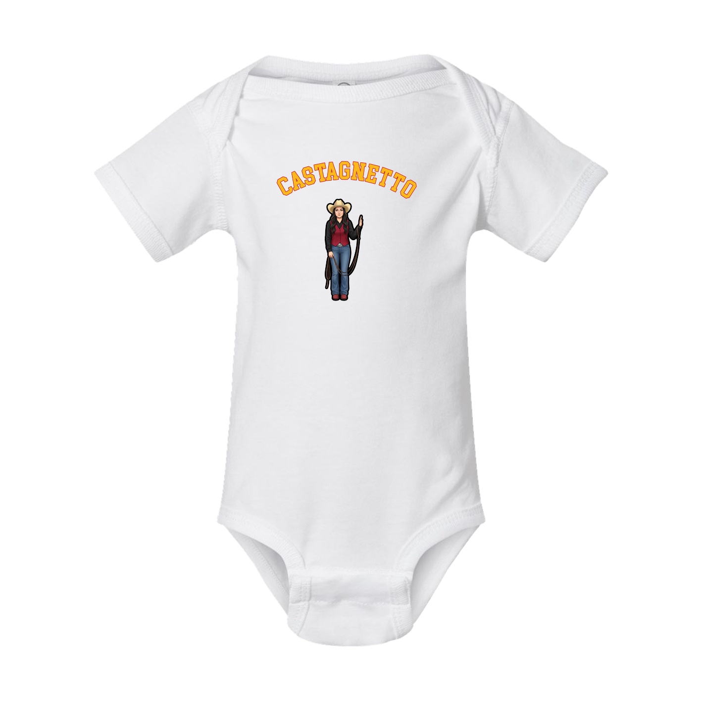 Baby Onesie — Shirsey Arch in White