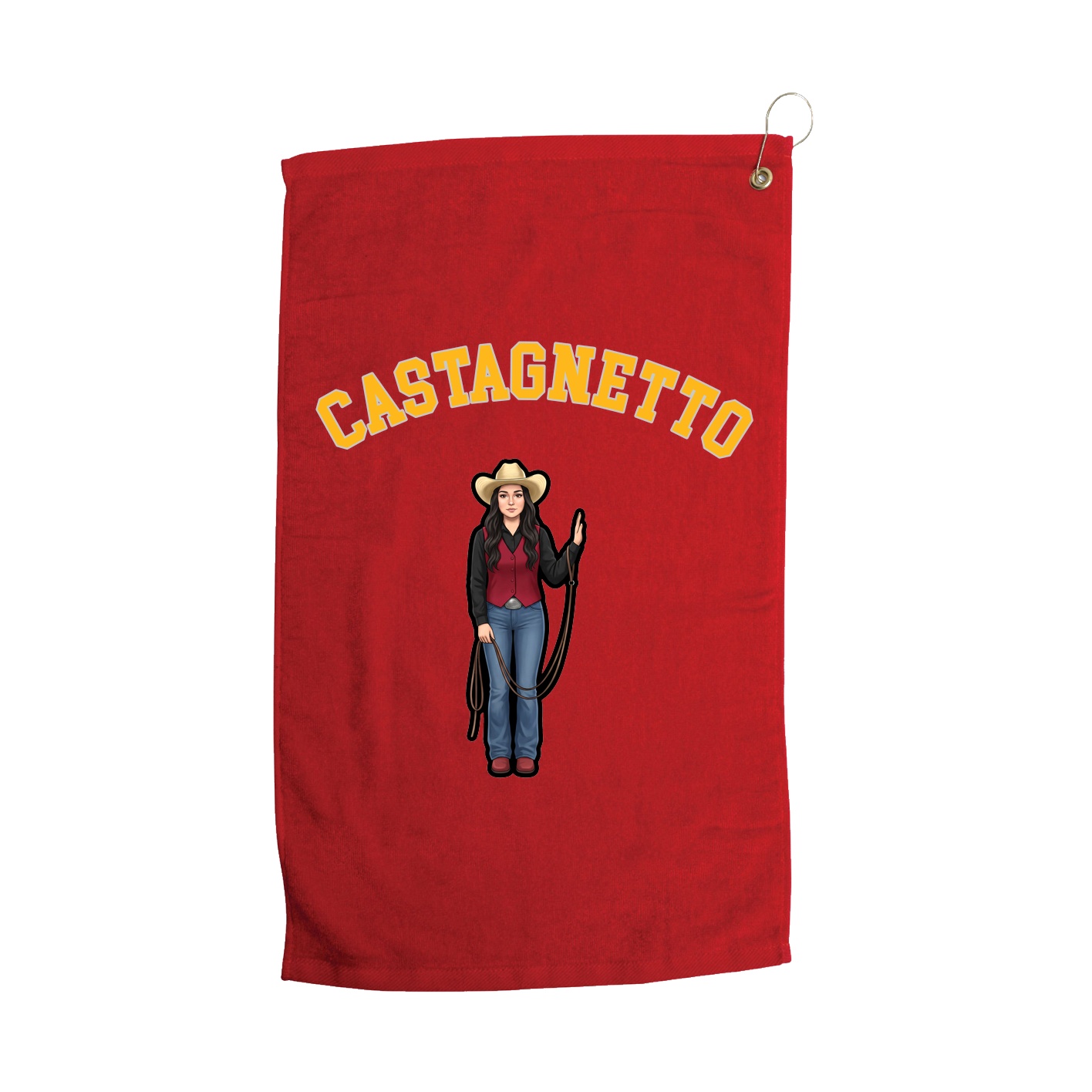 Golf Towel — Shirsey Arch in Red