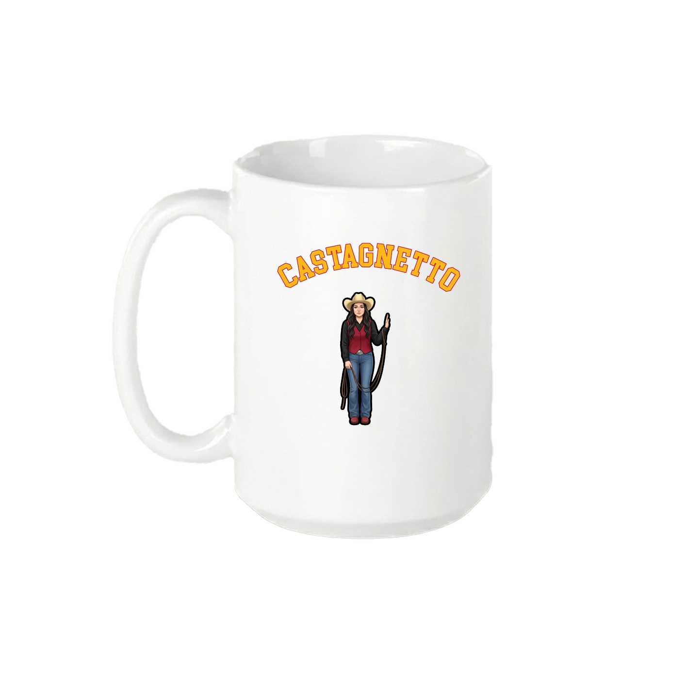 15oz Coffee Mug — Shirsey Arch in White