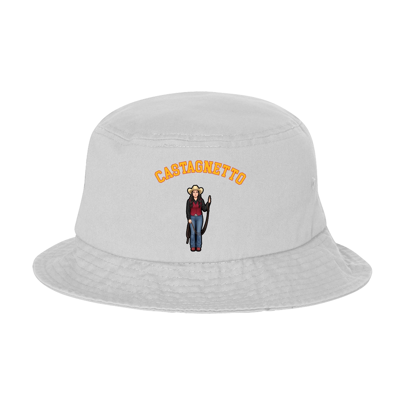 Bucket Cap — Shirsey Arch in White