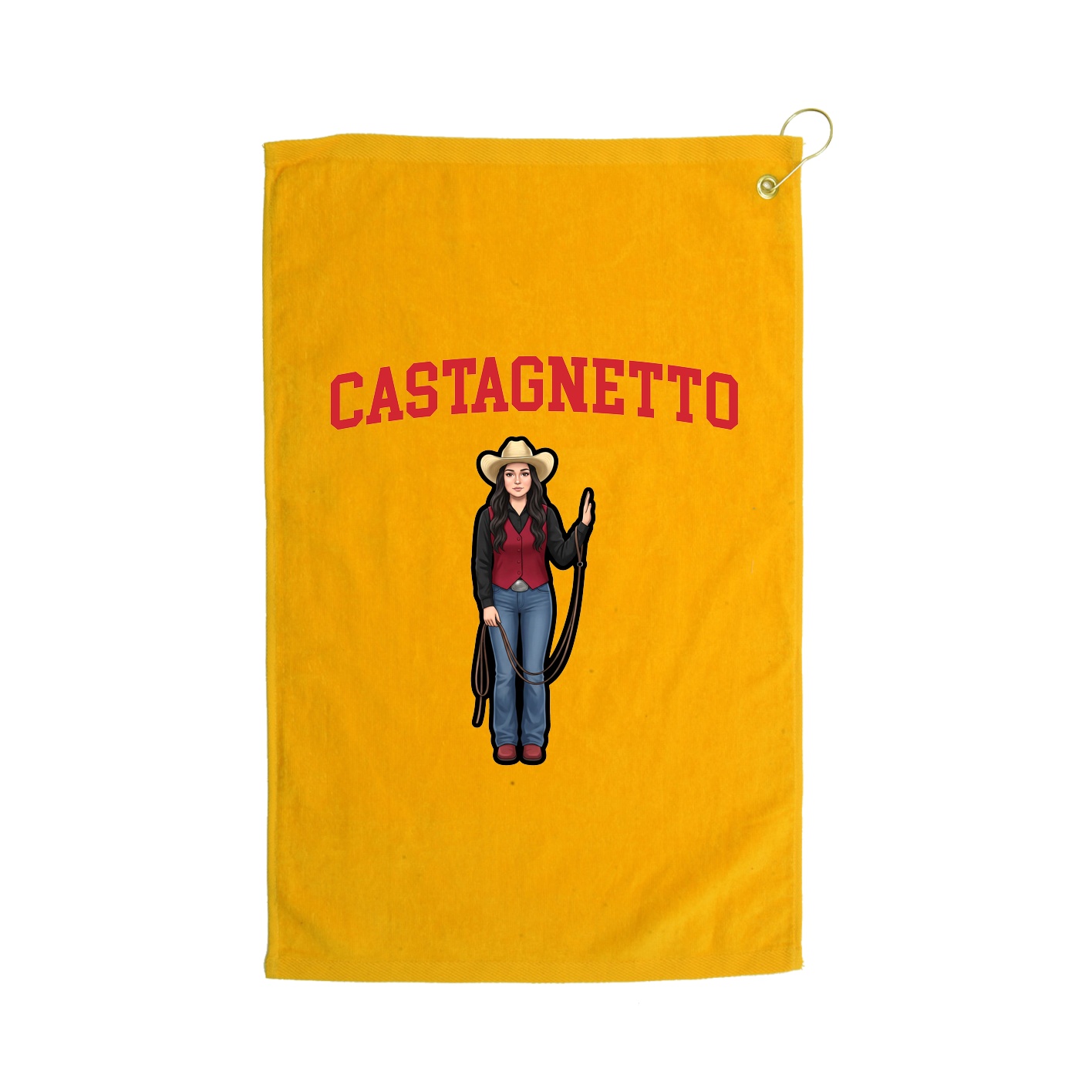 Golf Towel — Shirsey in Gold