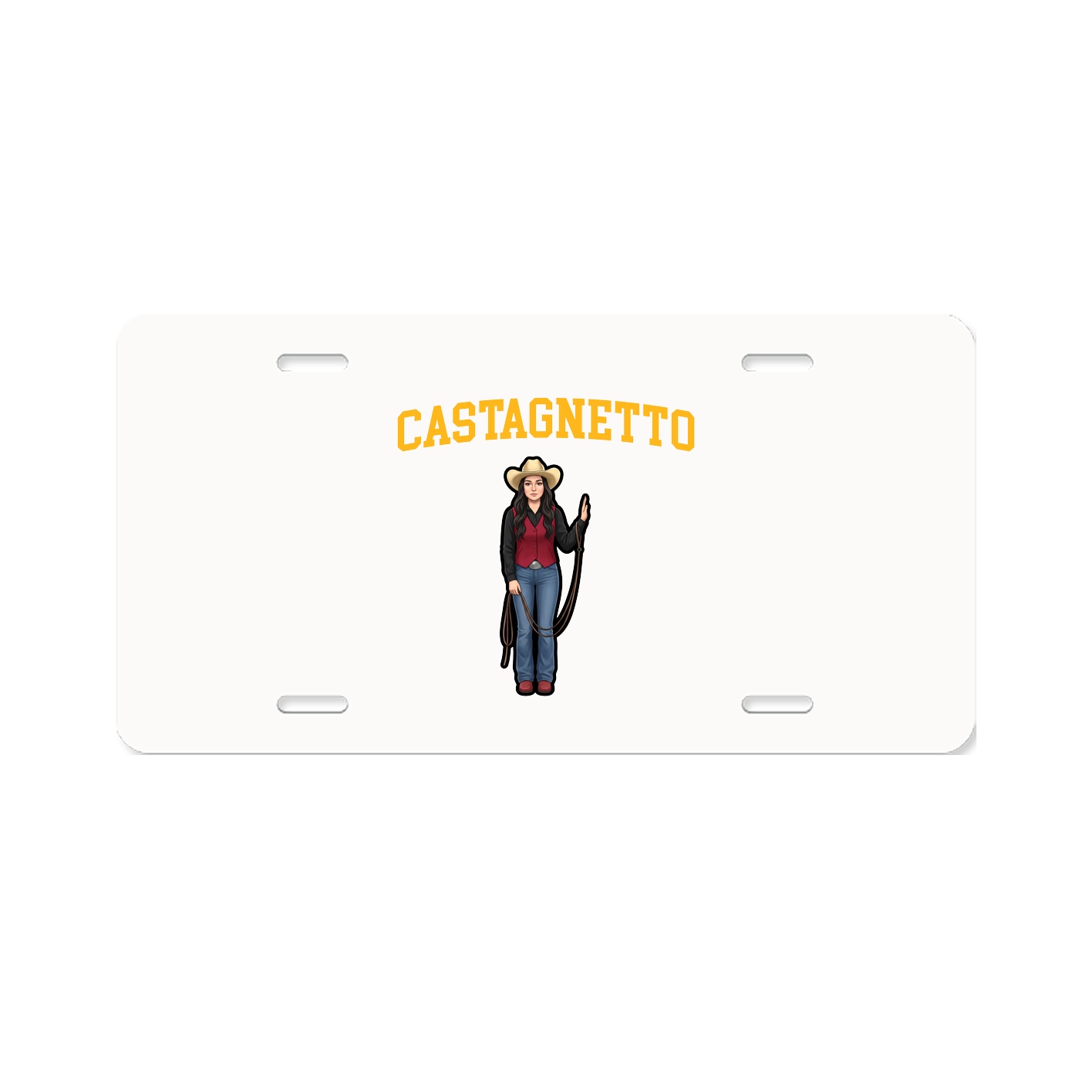 License Plate — Shirsey in Classic