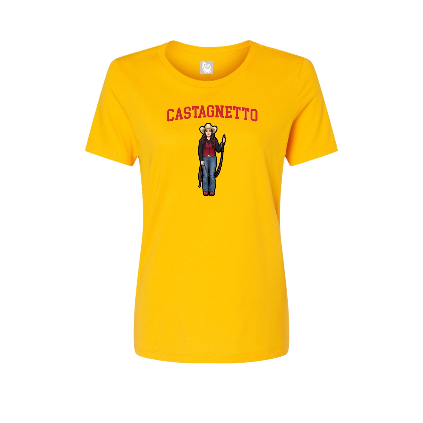 Womens Tee — Shirsey in Gold