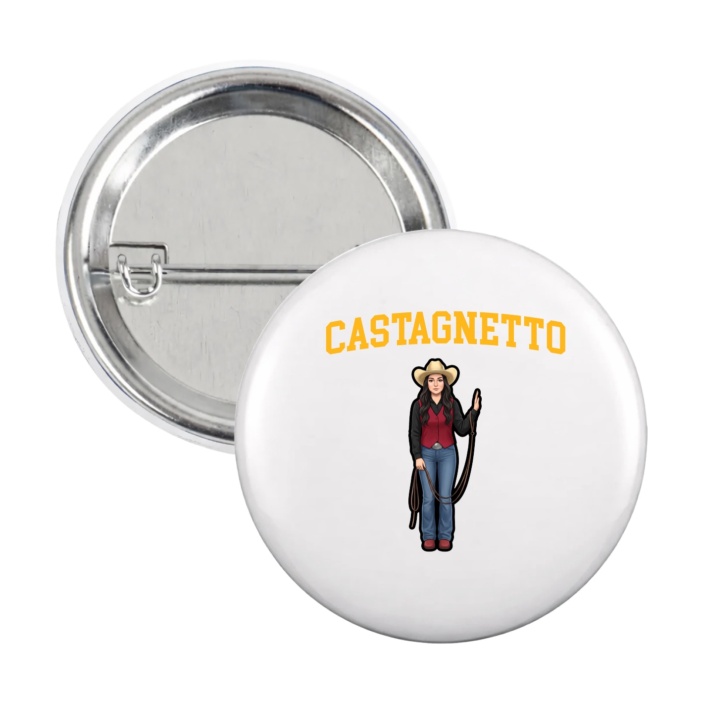 Game Day Button — Shirsey in White