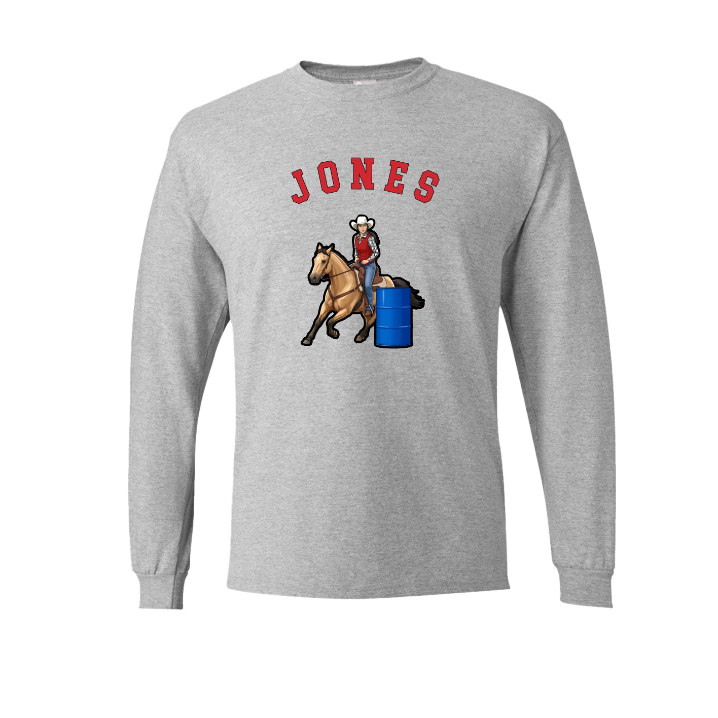 Long Sleeve Tee — Shirsey Arch in Grey