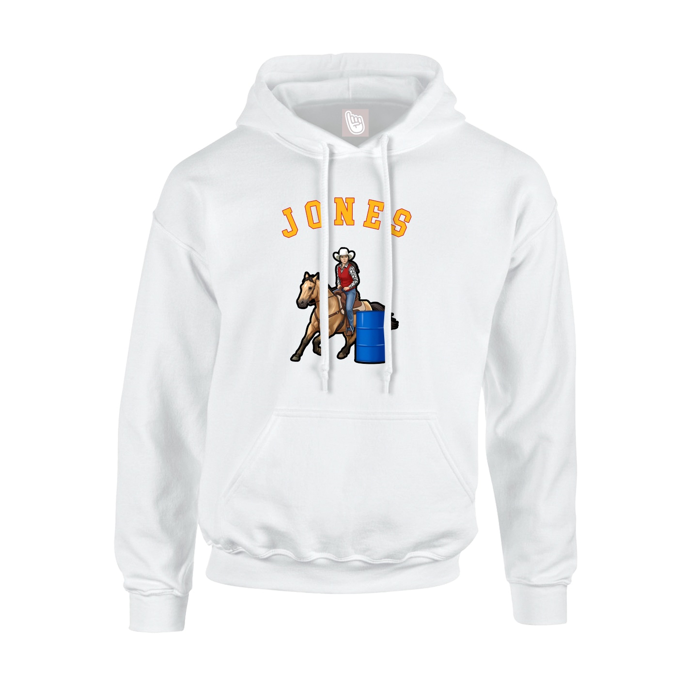 Youth Hoodie — Shirsey Arch in White