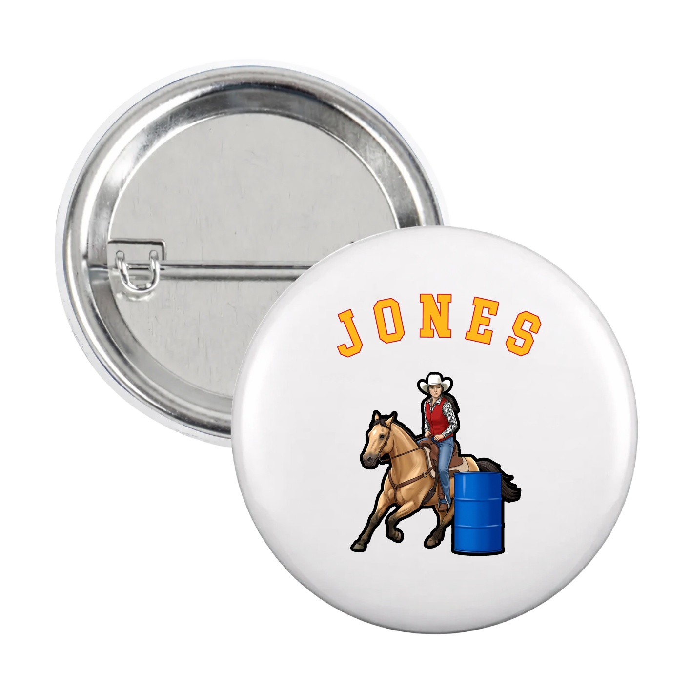 Game Day Button — Shirsey Arch in White