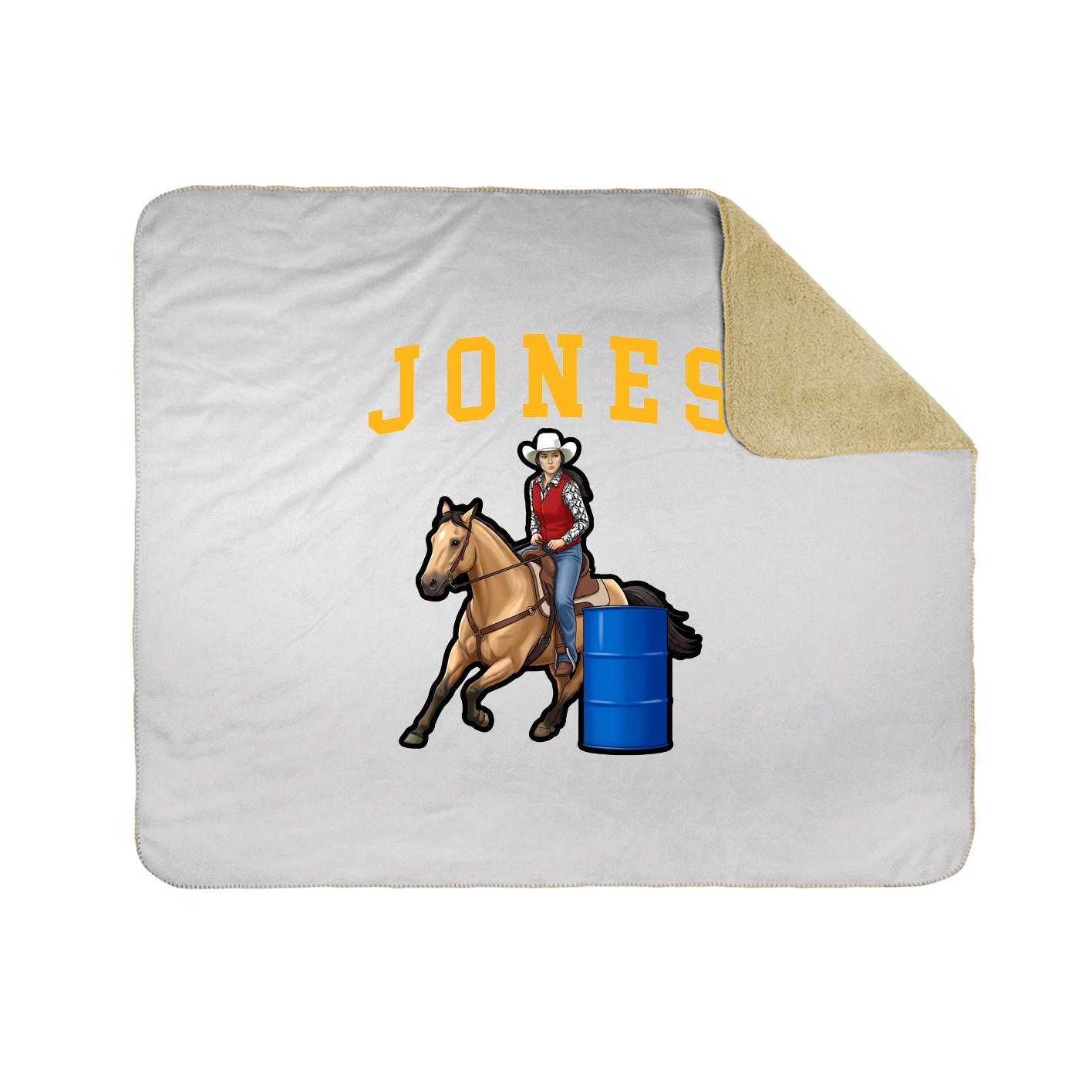 Throw Blanket — Shirsey in White