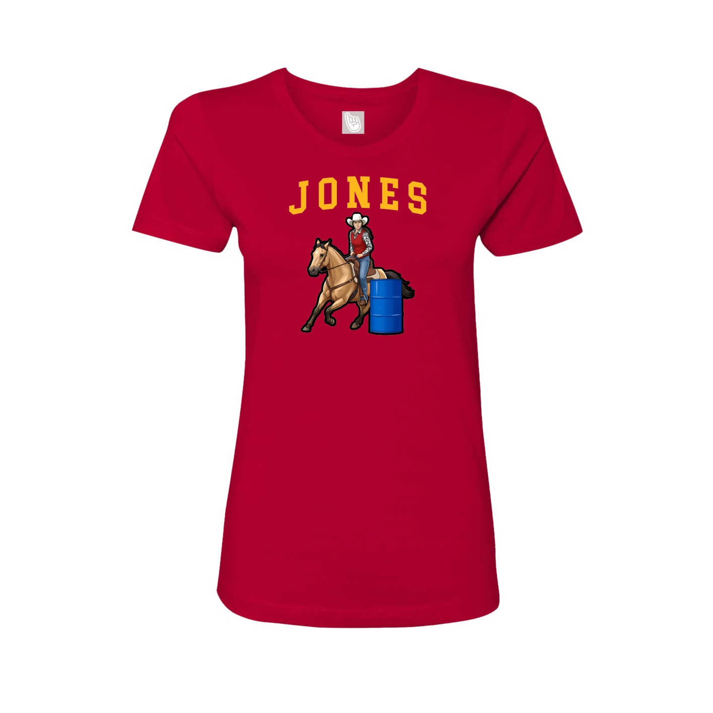 Fitted Women's Tee — Shirsey in Red